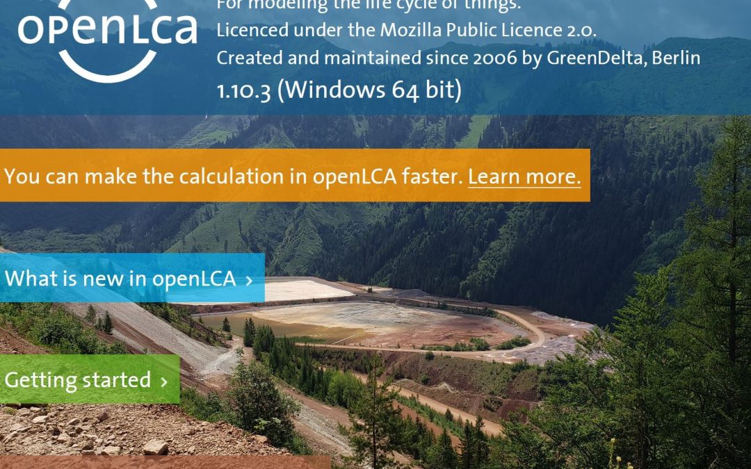 how to get navigation options in openlca how to get navigation options in openlca